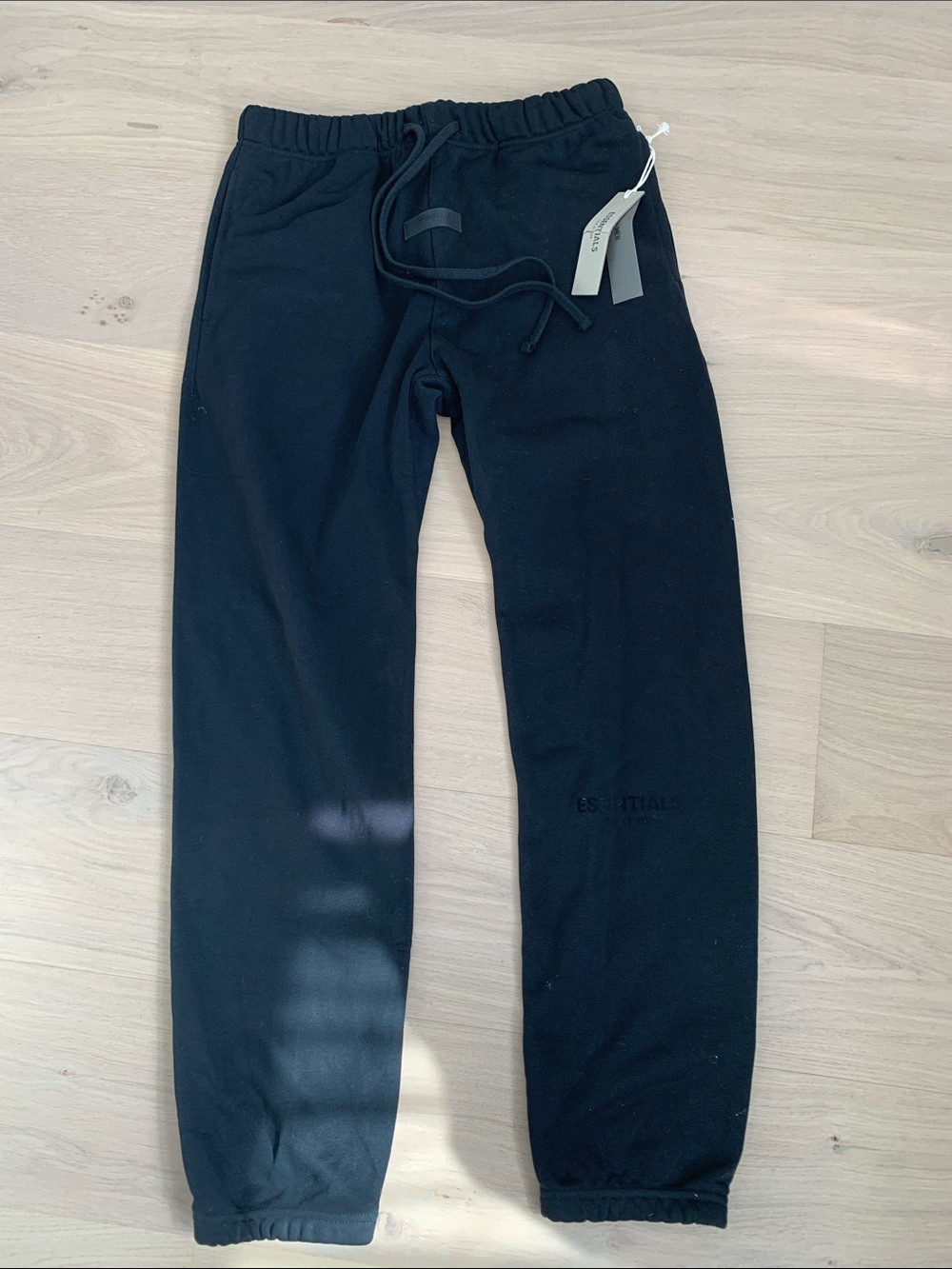 ‘Essentials’ Black Men's Jogger Sweatpants